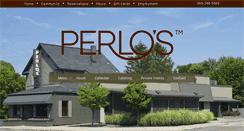Desktop Screenshot of perlosrestaurant.com